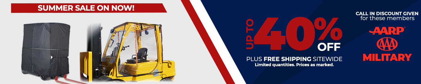 Summer Sale - National Forklift Covers with Discounts